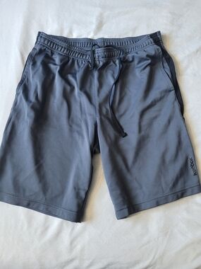Reebok Men's Charcoal Athletic Shorts with Dark Trim